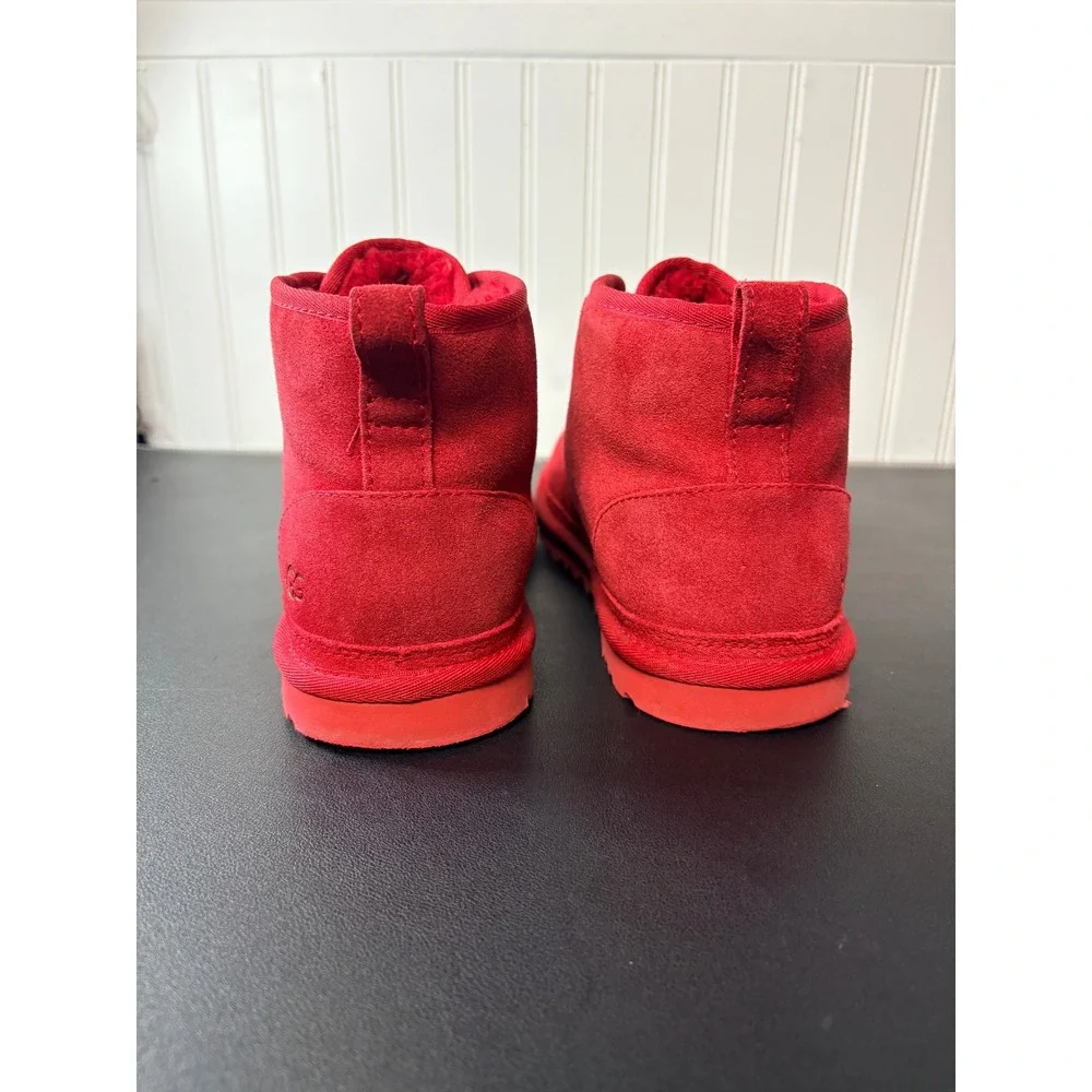 UGG Neumel Red‎ Suede Lace Up Chukka Boots 3236 Mens Size 9